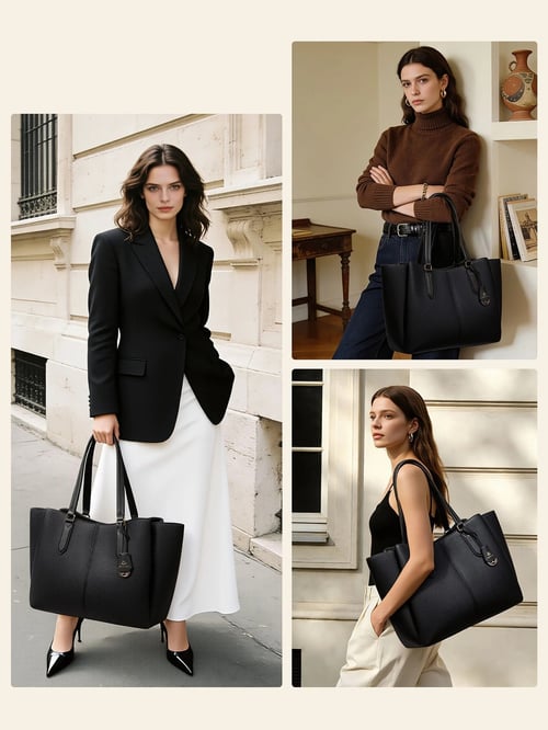 🎁50% off🔥💼Laptop Tote Bag – Triple Compartments, Fits 15.6" & 17.3" Laptops