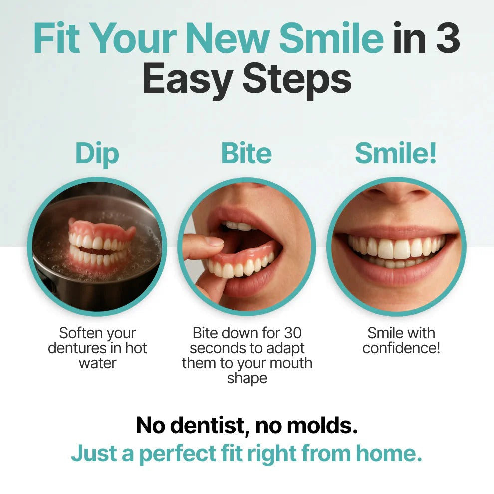 Custom-Fit Dentures - Designed for Comfort and a Natural-Looking Smile